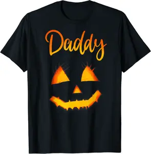 Daddy Pumpkin Jack O Lantern funny Halloween Dad Father Men T-Shirt - Jessicabal Shop 92B07W6ZBRT4