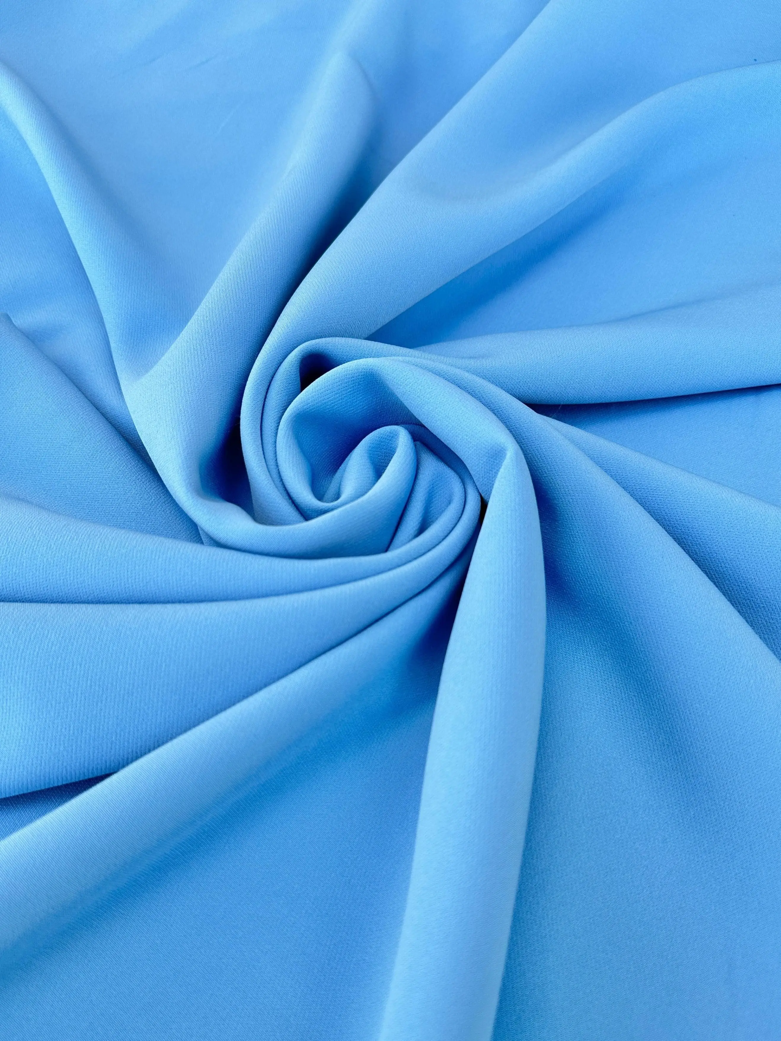 Baby Blue Stretch Crepe