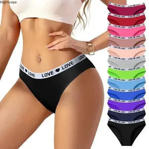 Women's 12-Pack Cotton Hipster Briefs - Soft, Breathable Everyday Lady Panties, Mixed Color-12pcs Panty
