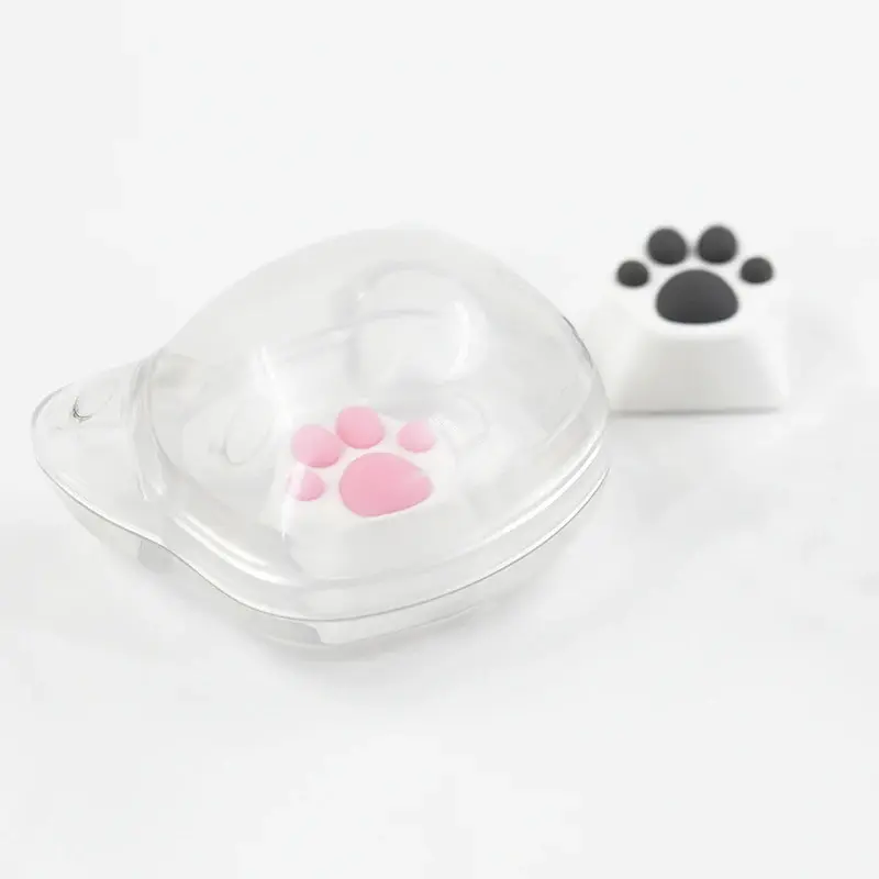 Zomoplus Kawaii Cat Paw Keycap Multi-Color ABS & Silicon Artisan Keycap for Mechanical Keyboard
