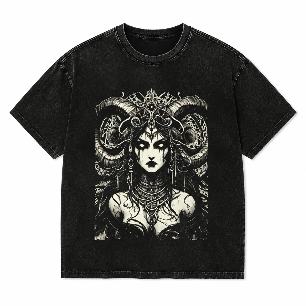 Lilith T-Shirt | Gothic Graphic Tee | Unisex Occult Shirt | Dark Goddess Apparel | Goth Clothing Black Top