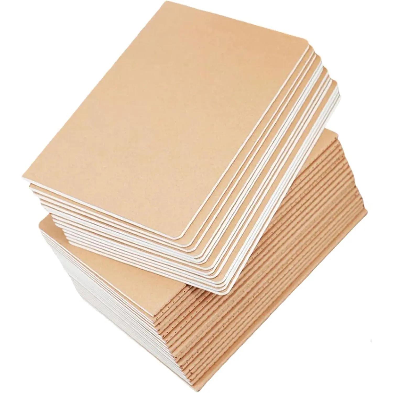 24-Pack Tightly Bound A5 Portable Notebooks, 8.3x5.5 Inches College Ruled, 60 Pages Office Stationery for Class Notes, Daily Life Writing (Student & Office Use)