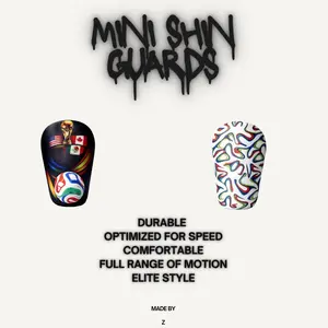 Elite Match Mini Shin Guards – Lightweight & Pro-Level Protection