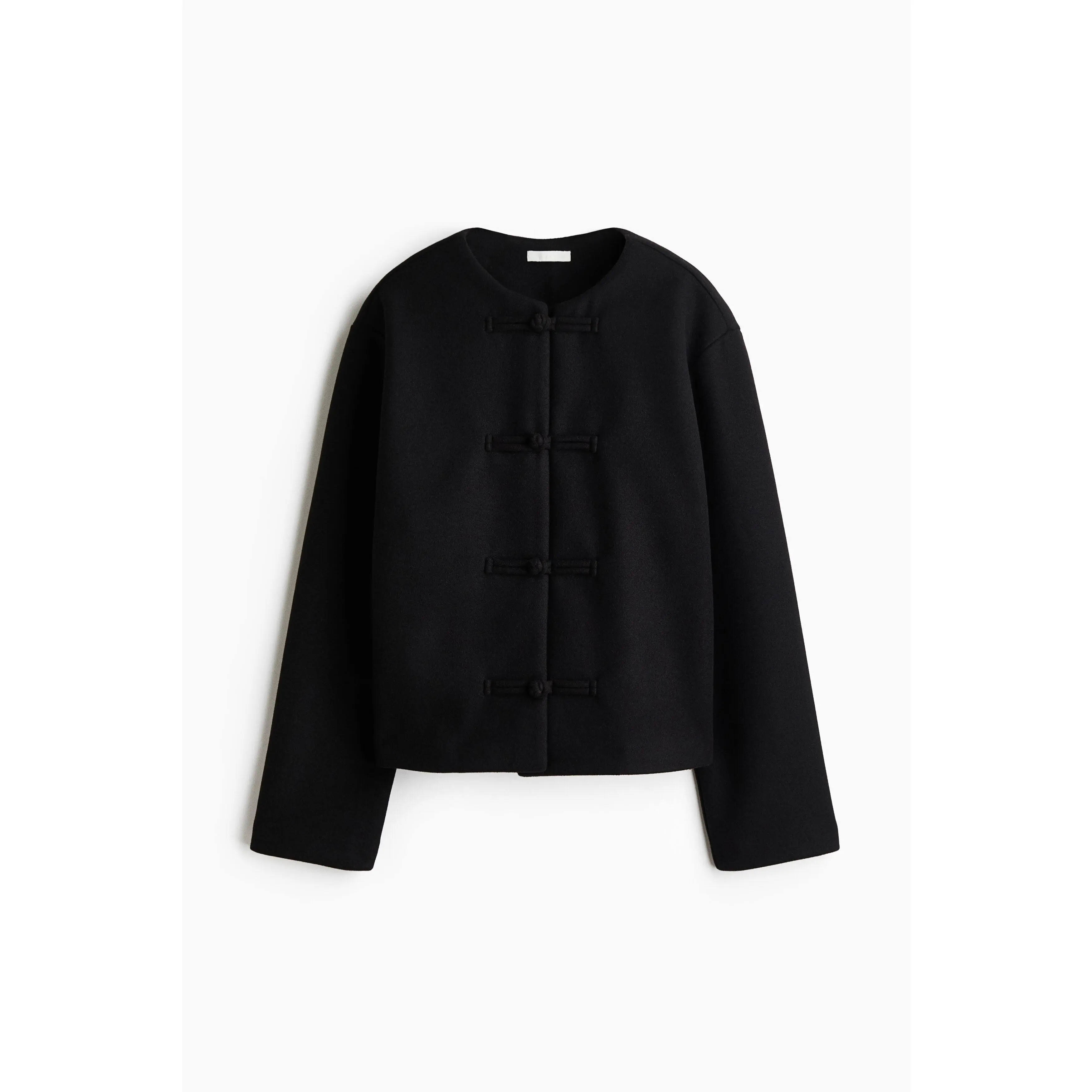H&M Knot-button jersey jacket