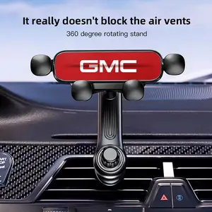 Car Mobile Phone Bracket Car Air Outlet Gravity Navigation Bracket Universal Mobile Phone Bracket For GMC Terrain Sierra Canyon Yukon Acadia Savana Denali AT4 Granite