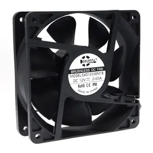 120MM(120X120X38) High Speed CFM Waterproof Dustproof 12V Cooling Fan,Dual Ball Bearing 3600RPM