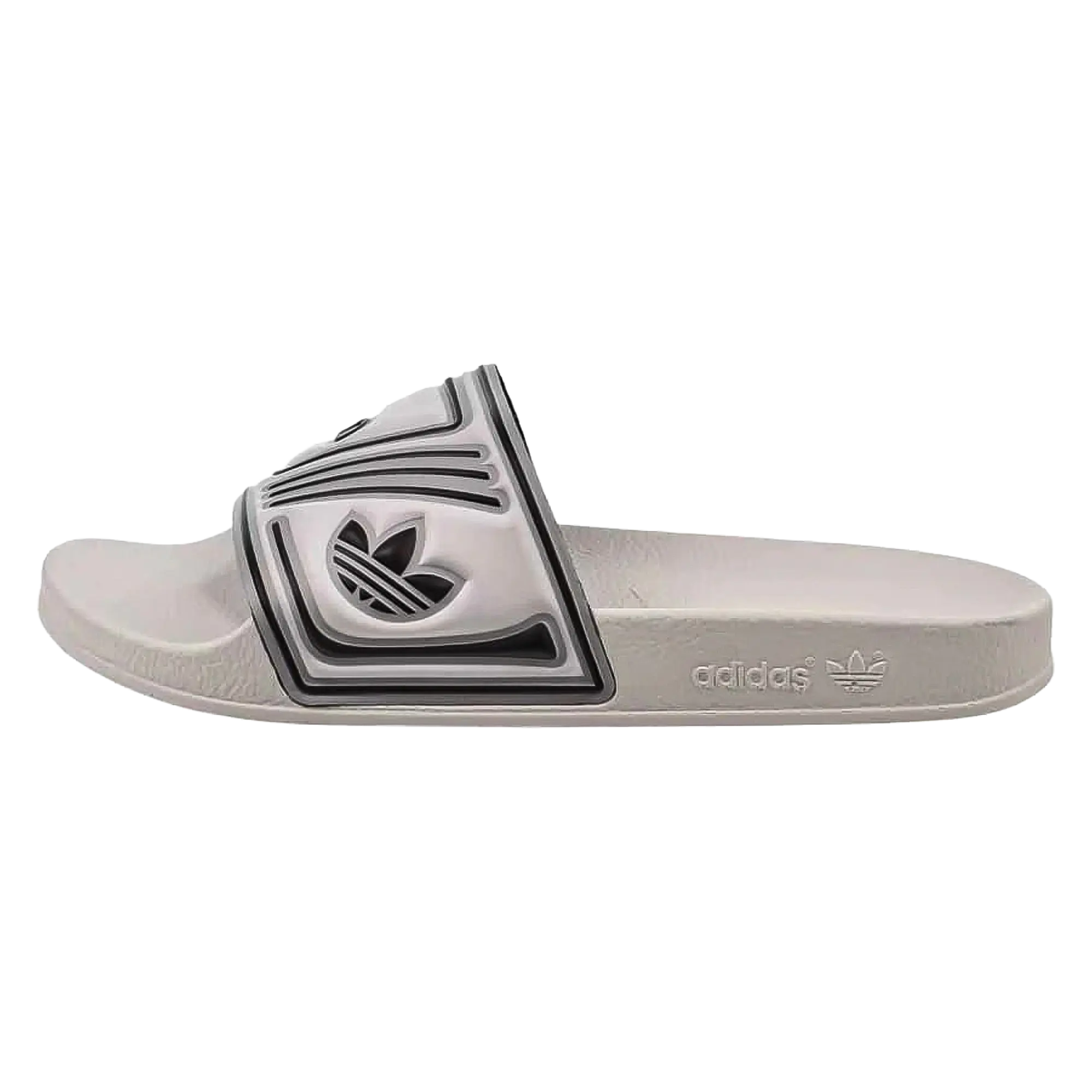 Adilette Slides "White Black" EE6178