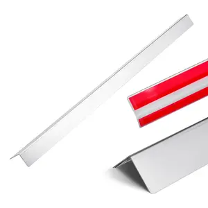 VEVOR Stainless Steel Wall Corner Protector, 2 x 2 x 48 inch, 10 Pack Metal Corner Guards, 304 Stainless Steel Edge Trim 90-Degree Angle for Home,Office,Commercial Wall Protection, with 3m Tape