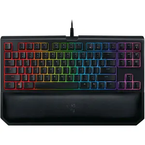 Razer Blackwidow TE Chroma V2 TKL Tenkeyless Mechanical Gaming Keyboard: Orange Key Switches, Tactile & Silent, Chroma RGB Lighting, Magnetic Wrist Rest, Programmable Macros, Classic Black Razer Inc.