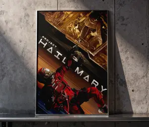 Sci-Fi Poster: "Project Hail Mary – Humanity’s Last Hope" – A Stunning Space Adventure Artwork, Perfect for Living Rooms, Studios, and Collector Walls