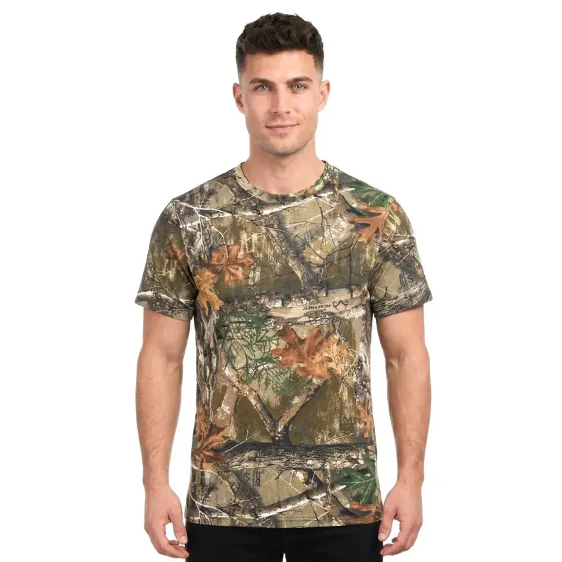 Vintage RealTree Edge Camo T-Shirt – Original Hunting Style Tee for Men, RealTree Shirt, 3D Camo Style T-Shirt, Gift For Men Camouflage Outdoor