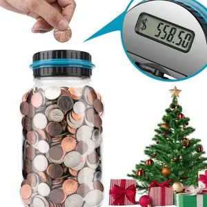 Bucket for Counting Coins with Battery Power