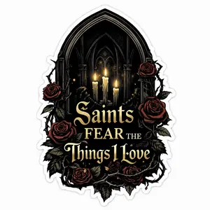 Saints Hate What I Love – Morally Grey Energy 2.18” x 3” Sticker