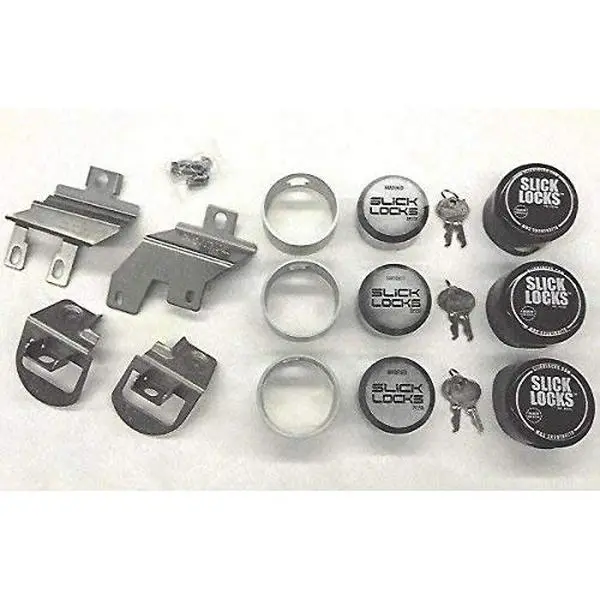 Slick Locks FD-TC-FVK-2-TK Puck Lock Kit for 2014+ Ford Transit Connect – Complete Vehicle Lock System