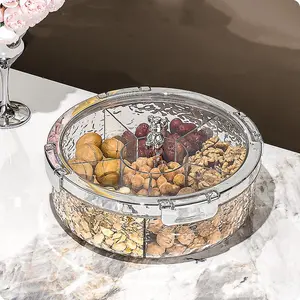 A Best Snack tray, Luxury Home Use, LivingRoom Coffee Table Snack Organizer, Reusable Food Organizer, SnackContainers, Candy Nut Storage Box, Space-Savina Solution