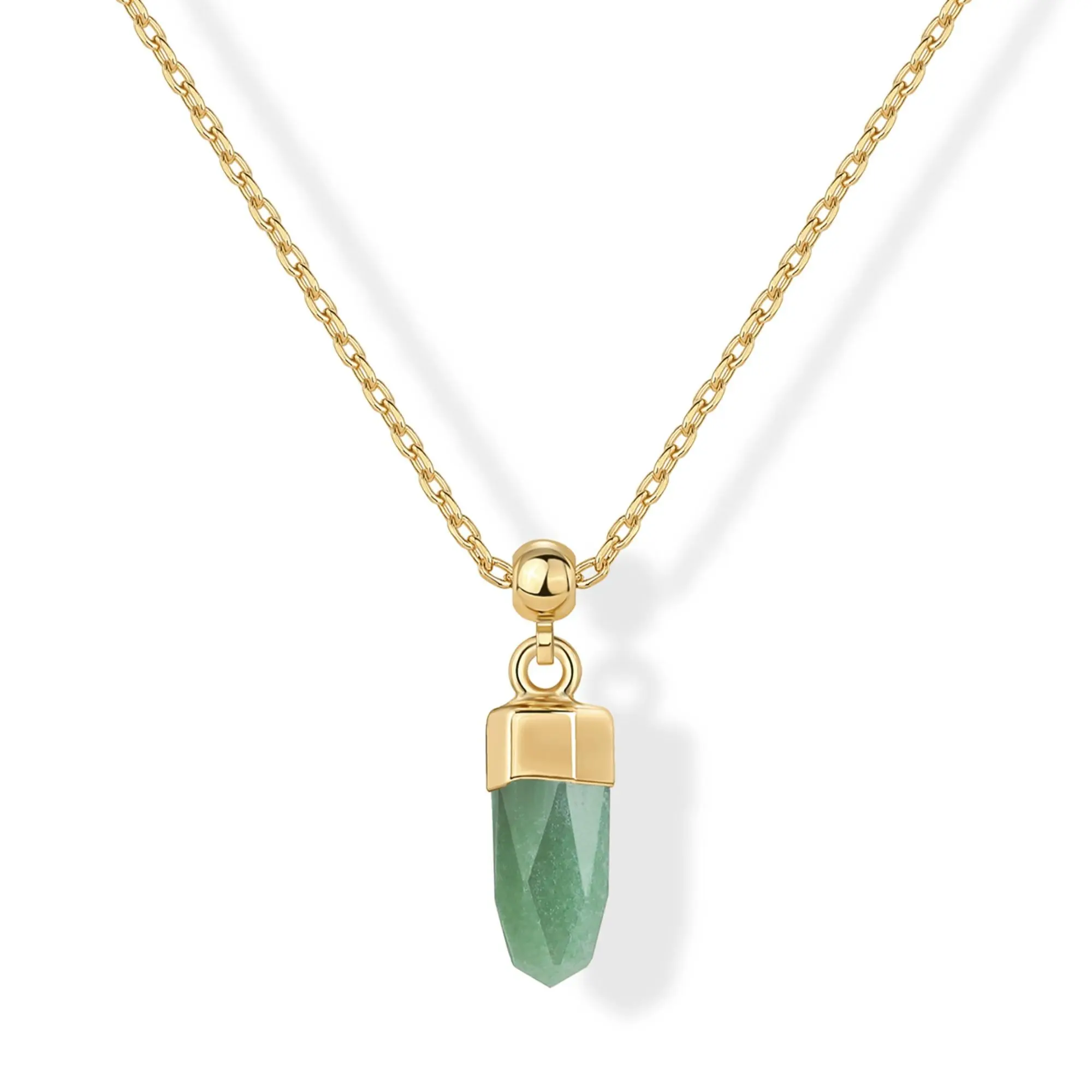 Aventurine Crystal - Yellow Gold