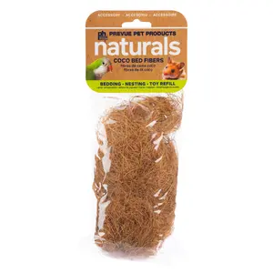 Prevue Pet Products - Coco Bed Fibers - Bedding, Nesting, & Refills for Bird Accesories