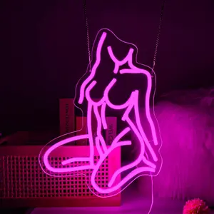 Women's Neon Light Wall Decor, Beauty Miss LED Sign, Bedroom Bar Club Party, LED Art, Birthday Gift, Hanging Cave Room Decoration