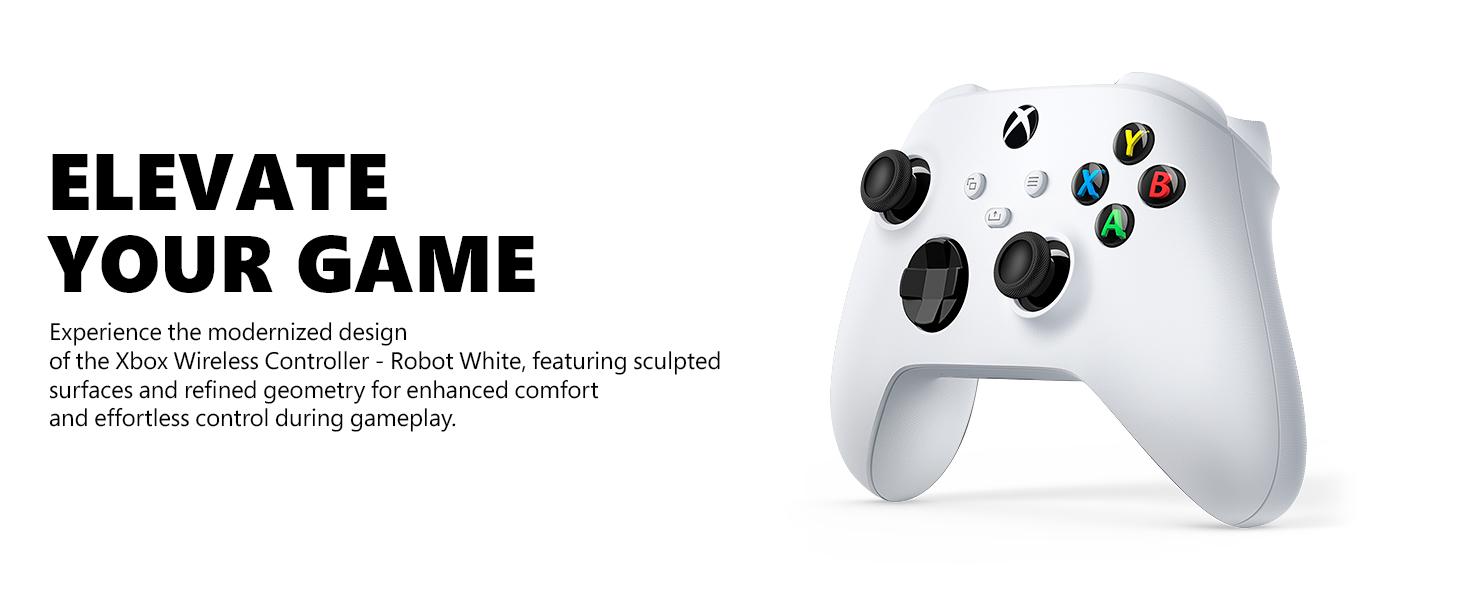 Xbox Wireless Controller - White - Works with Xbox consoles • Windows PC • iOS & Android