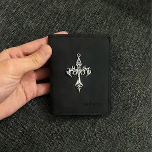 Coin and Card Wallet Chrome H - Large Capacity Credit Card Organizer for Men and Women, Lightweight & Functional Design, Casual Accessory