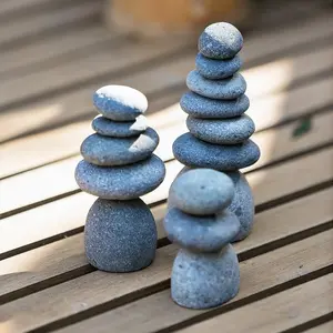Moments of Zen Mini Rock Cairns Sculptures Set