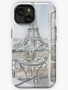Eiffel Tower Scene Design iPhone Case