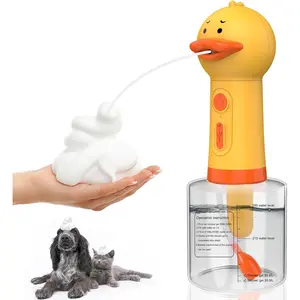 Electric Foaming Shampoo Dispenser for Dog and Cat Bathing, Rechargeable Soap Dispenser for Pet Bathing, Bathroom, Kitchen Sink, Toilet Cleaning
