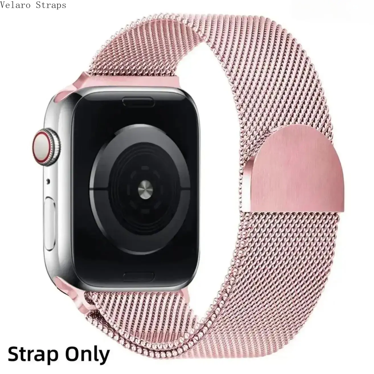 Magnetic Milanese Loop Apple Watch Band, Stainless Steel Mesh Strap for Series 1-11/SE/Ultra 1-3 (38-49mm), Waterproof Stylish Replacement for Men & Women