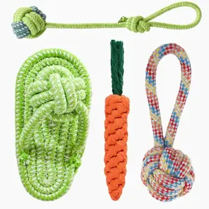 Pet Chew Toy, 4 Counts/set Pet Teething Toy, Indoor & Outdoor Dog Teething Toy, Pet Chew Toy, Dog & Cat Accessories