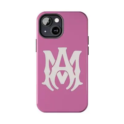 Colorful AMIRI Logo Impact-Resistant Phone Case - Luxury Design