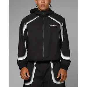 Loiter Spray Day Track Jacket Black