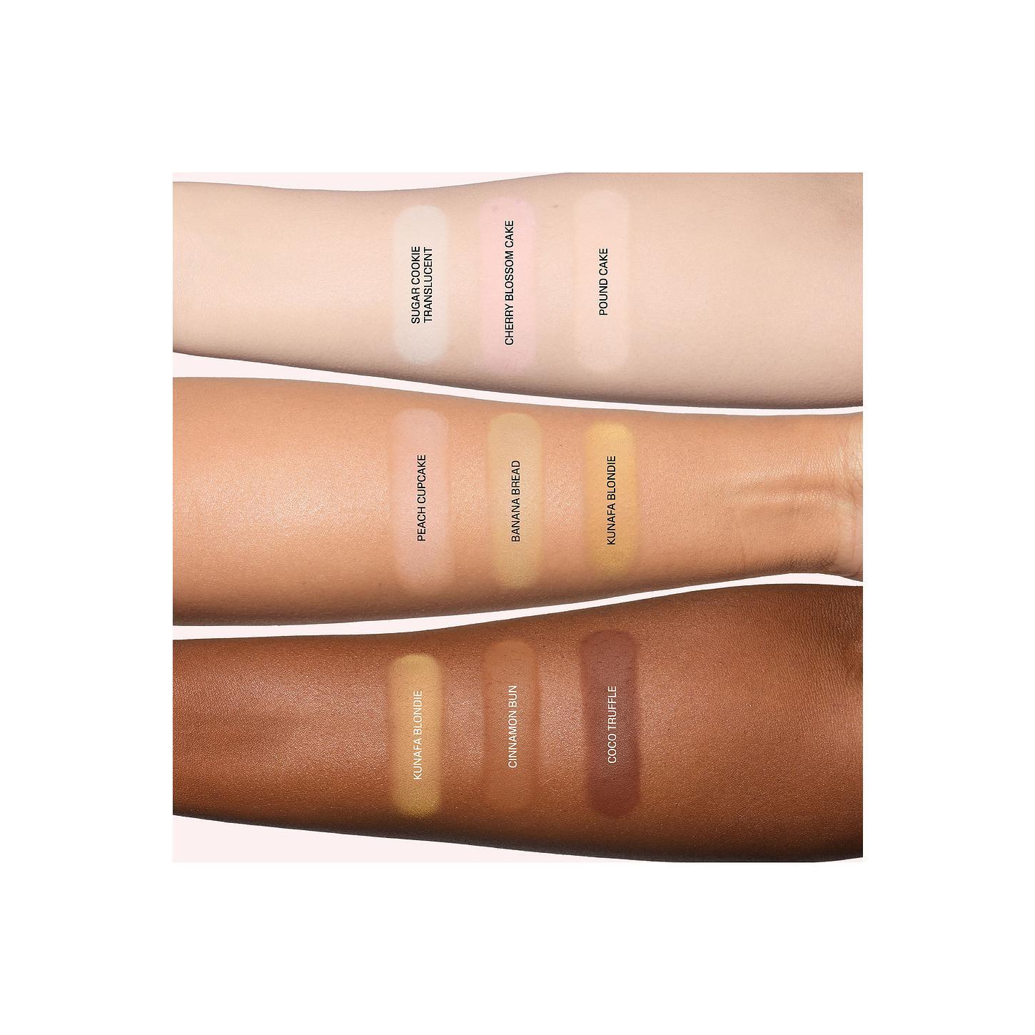 Huda Beauty Easy Bake Pressed Powder in Cinnamon Bun Huda Beauty Easy Bake Pressed Powder in Cinnamon Bun