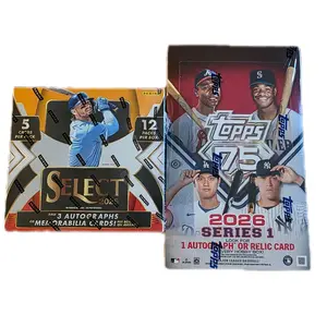 B497. 1-2026 Topps Series 1  Hobby Box and 1-2025 Select Baseball Hobby Box Break