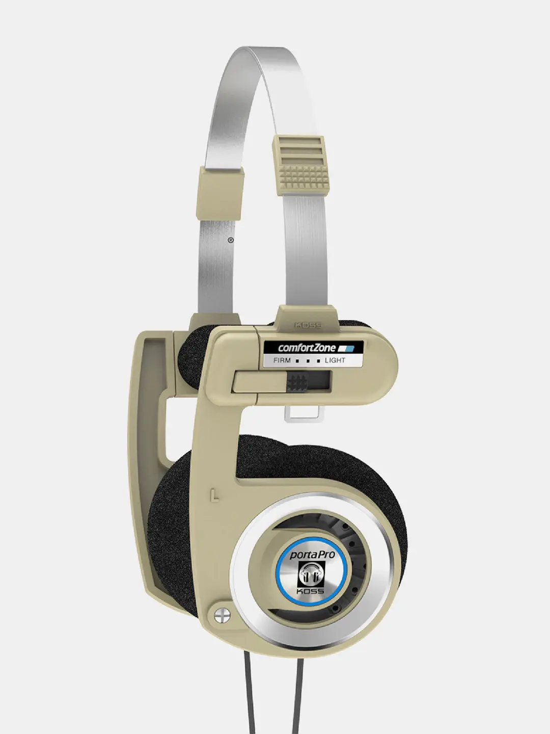 Porta Pro Limited Edition Rhythm Beige, Retro Style On-Ear Headphone, High-Fidelity, In-Line Microphone with Remote