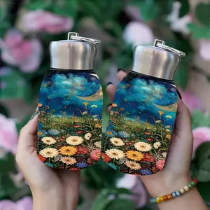 1pc 10.5oz Stainless Steel Insulated Cup with Handle, Double-Wall Vacuum Insulated Water Cup, Leak-Proof Lid, Perfect Gift for Outdoor Drinkware