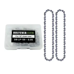Holyever 16" Chainsaw Replacement Chain, High-Performance Universal Steel, Sharp & Durable for Wood Cutting, Tree Trimming, Yard & Outdoor Projects
