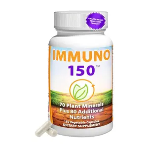 1P-Advanced Immune Support Supplement – 150 Vegetable Capsules with Vitamins & Minerals Edible Dietary Bathroom