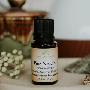 Pine Needles (Pinus sylvestris) Imported from either/or Austria or Hungary 1/2 oz Aromatherapy Essential Oils