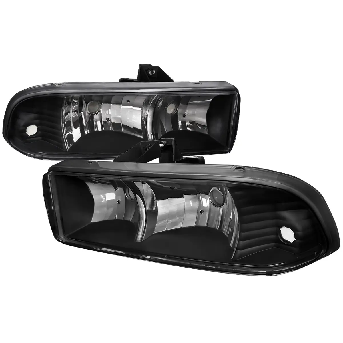 1998-2004 Chevrolet S10/Blazer Factory Style Headlights (Matte Black Housing/Clear Lens) 1998-2004 Chevrolet S10/Blazer Factory Style Headlights (Matte Black Housing/Clear Lens)
