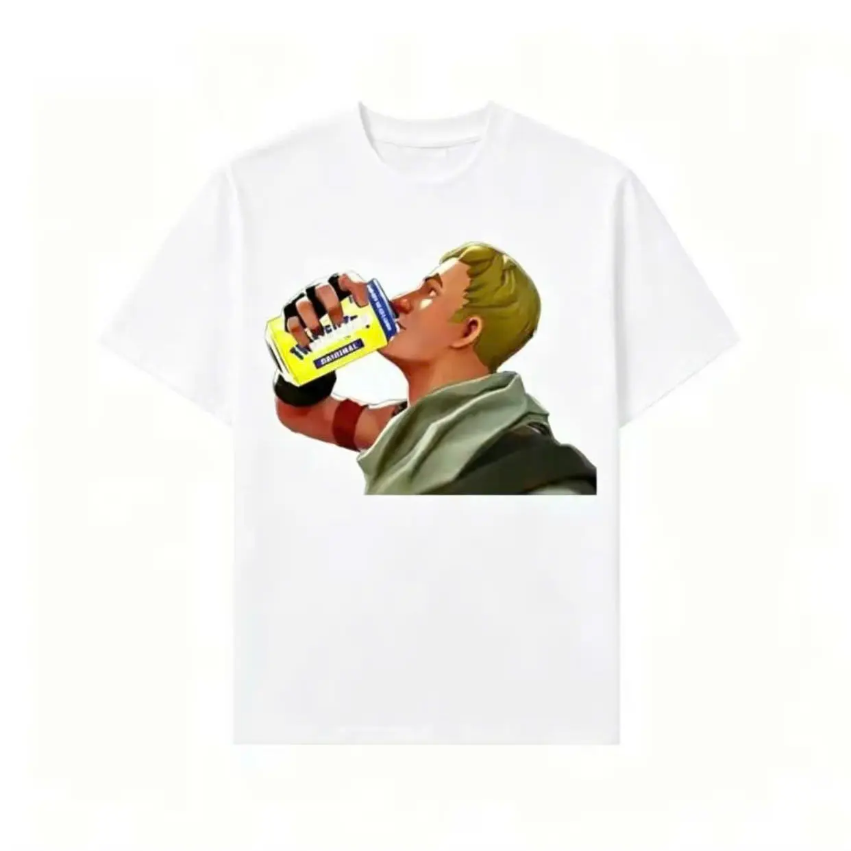 Comfort Colors Cartoon Drinking Shirt and Sweatshirt - Brainrot Fans Tee
