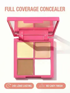 Contouring cream, a set of four-color contour palette, is used to correct skin tone. It can brighten the skin and define the facial contours, suitable for covering dark circles and blemishes, and also for concealing dull spots.