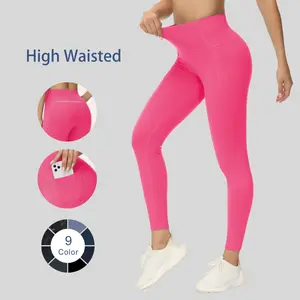 THE GYM PEOPLE Tummy Control Workout Leggings High Waist Athletic Yoga Pants for Women Running