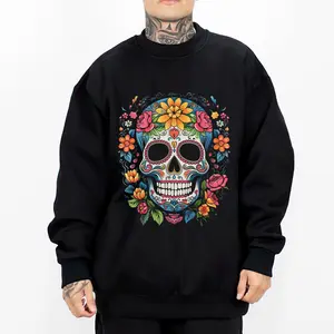 Dia De Los Muertos s8 Chicano Clothing Mexican Clothes Oversized Graphic Tee Medium Heavy Sweatshirt Hoodie for Men & Women Full Size S-5XL