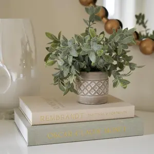 Beautiful Decorative Books - Set of 2 Linen Boxes Enhance Your Coffee Table, Bookshelf or Mantle Decor - Aesthetic Fake/Faux Books for Modern Home Decoration, Photo Storage and as a Keepsake Box