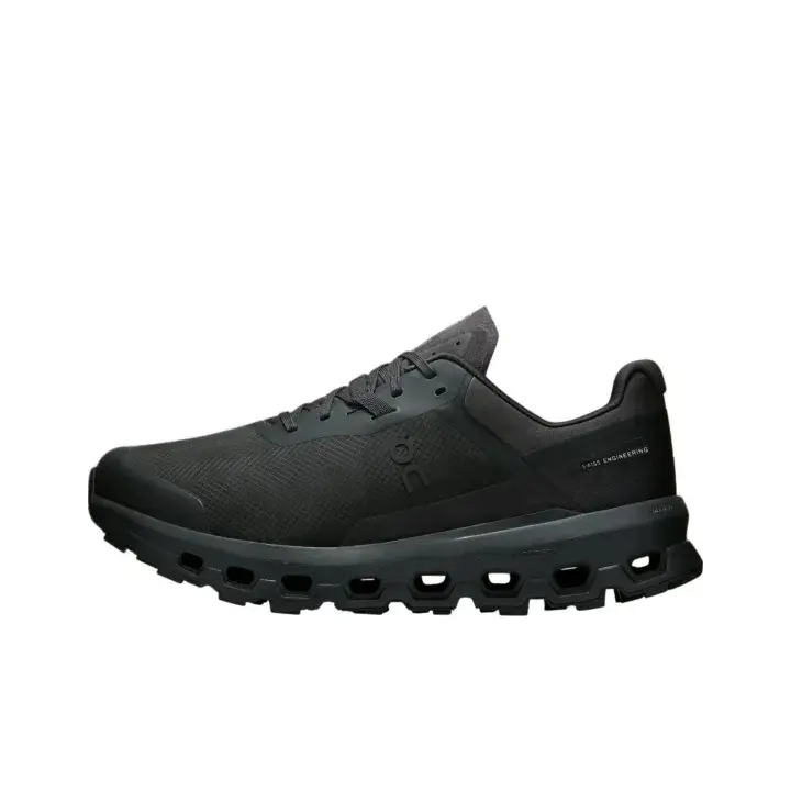 Unisex Breathable Woven Mesh Running Sneakers, Brand New Sealed with Original Shoe Box, All Black Hollow Cushion Athletic Trainers, Lightweight Non Slip Road Jogging Sport Footwear