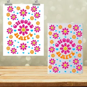 A5 Notebook UVDTF Wrap Choose Happy 7001