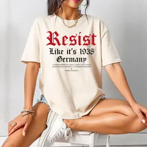 Resist Fascism Anti-Trump Shirt, Anti-Hate Tee - Democrat, Feminist, & Protest Gift