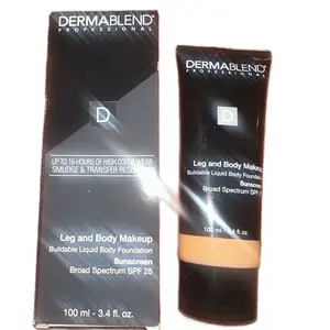 Dermablend Leg & Body Makeup SPF 25 65N Tan Golden Foundation highlighter makeup