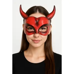 Horned Devil Halloween Fashion Mask