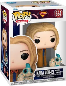 Funko Pop! Movie: Supergirl - Kara Zor-El with Cedric - Collectable Vinyl Figure
